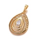 (Jewelry Parties Factory Sale)Brass Micro Pave Cubic Zirconia Jewelry Sets(SJEW-F189-16G)-2