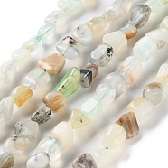 Natural Opal Beads Strands, Nuggets, Tumbled Stone, 4.5~11.5x3~7x3.5~6mm, Hole: 1~1.2mm, about 48~68pcs/strand, 15.35~15.94''(39~40.5cm)(G-P497-01C-09)