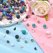 Natural/Synthetic Gemstone Beads, Mixed Shapes, 4.5~25.5x4~19.5x2.5~16.5mm, Hole: 0.8~1.8mm, about 65pcs/200g(G-XCP0006-02)