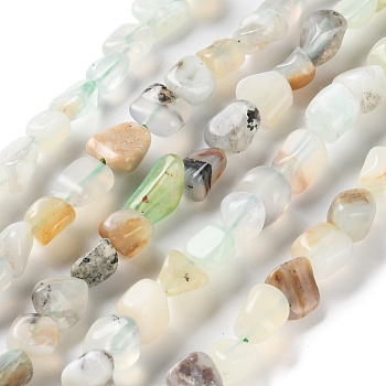 Natural Opal Beads Strands, Nuggets, Tumbled Stone, 4.5~11.5x3~7x3.5~6mm, Hole: 1~1.2mm, about 48~68pcs/strand, 15.35~15.94''(39~40.5cm)