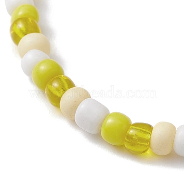 Glass Seed Beaded Stretch Bracelet(BJEW-JB10022-01)-4