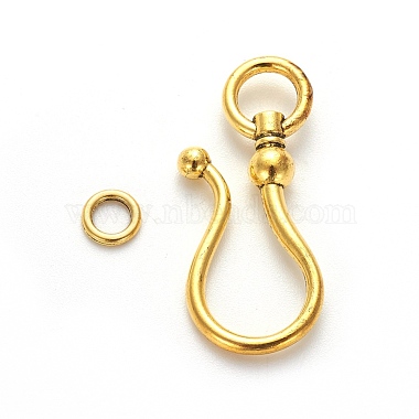 Tibetan Style S Hook Clasps(GLF5091Y-NF)-2