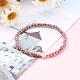 Electroplate Faceted Round Glass Beaded Bracelets(BJEW-JB06124-04)-4
