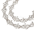 1 Yard Iron Rhinestone Strass Chains, Rhinestone Cup Chains, Costume Accessories, 21.5mm(FIND-PJ0001-44A)