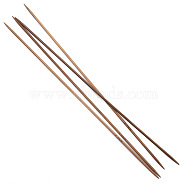 Bamboo Double Pointed Knitting Needles(DPNS), Peru, 250x2.5mm, 4pcs/bag(TOOL-R047-2.5mm-03)