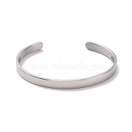 304 Stainless Steel Open Cuff Bangle, Inspirational Word Sometimes You Forget You are Awesome Bangle for Men Women, Arrows Pattern, Inner Diameter: 2-1/2 inch(6.5cm)(BJEW-G653-01P-07)