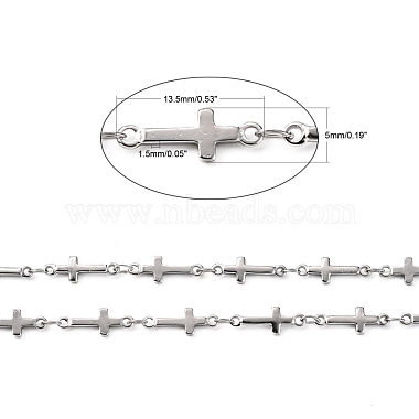 anlaufgeschützte 3.28 Fuß 304 Edelstahl-Gliederketten(X-CHS-K001-68)-5