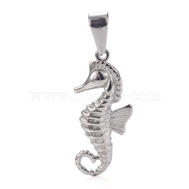 Stainless Steel Color Sea Horse 304 Stainless Steel Pendants