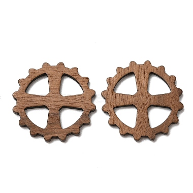 pendentifs en bois de noyer(WOOD-F013-14)-2