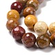 Chapelets de perles en mokaite naturel(G-E571-18C)-4