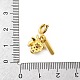 Brass Rhinestone Fruits Pendant Decoration(HJEW-P020-01F-G)-3