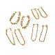 Chain Shape Dangle Stud Earring for Girl Women(EJEW-JE04617)-1