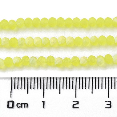 imitation jade perles de verre brins(EGLA-A034-T2mm-MB29)-5