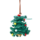 Crochet Christmas Tree Hanging Pendant Decorations(HJEW-WH0007-14)-1