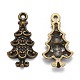 Noël style mixte pendentifs en alliage de style tibétain(TIBEP-F040-02AB)-3