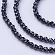 Brins de perles spinelles naturelles(G-F619-14-3mm)-3
