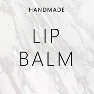 Custom Lip Balm DIY Label Sticker, Coated Paper Paster, Self-Adhesive Stickers, Square with Word, Marble Pattern, 5x5cm(DIY-WH0332-097)