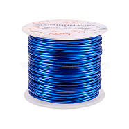 Aluminum Wire, for Jewelry Making, Blue, 12 Gauge, 2mm, about 30m/roll(AW-YW0001-2mm-06D)