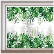 Electrostatic PVC Window Sticker, for Window Home Decoration, Leaf, 390x1180mm(DIY-WH0457-008)