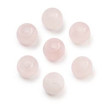 Natural Rose Quartz Beads, Barrel, 8~8.4x5~6.6mm, Hole: 2~3.2mm