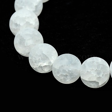 Synthetic Frosted Crackle Quartz Round Beads Strands(G-L155-8mm-06)-2