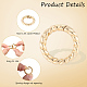 6Pcs Brass Spring Gate Clasps(FIND-SC0020-67A)-6