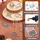 Jewelry 14Pcs 7 Style Stainless Steel Pendants(STAS-PJ0001-46)-4