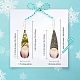 2 наборы 2 стильные тканевые подвесные украшения для рождественских кукол(HJEW-SZ0001-09)-2