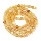 Natural Yellow Opal Beads Strands(G-F509-07-3mm-01)-3