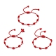 3Pcs 3 Size Nylon Braided Knot Cord Bracelet(BJEW-JB08369)-1