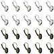 20Pcs 2 Colors Brass Leverback Earring Findings(KK-YW0002-24)-1