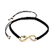 Couple Adjustable Nylon Thread Braided Bead Bracelets(BJEW-JB05449)-3