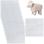 Aluminum Mesh Sheets, Square, Platinum, 300x300x0.4mm(AJEW-GF0013-47)