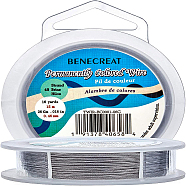 Tiger Tail Wire, Stainless Steel Wire, Stainless Steel Color, 0.46mm, about 49.21 Feet(15m)/roll(TWIR-BC0001-06C)