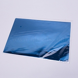 A4 Hot Foil Stamping Paper, Marine Blue, 29x20~21cm, 50 sheets/bag(DIY-WH0193-03E)