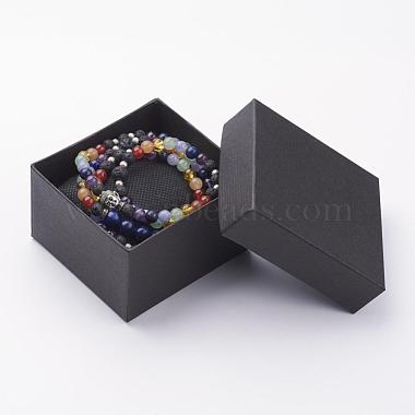 Natural Mixed Gemstone Beaded Wrap Bracelets(BJEW-JB02581)-6