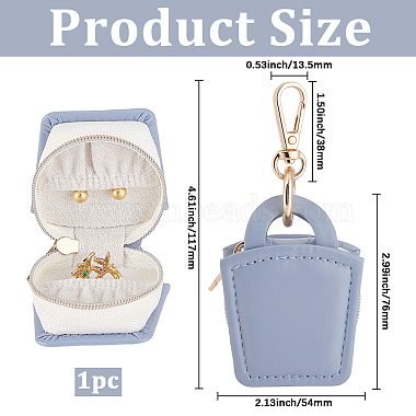 Mini PU Leather Ring Organizer Boxes(CON-BBC0001-31B)-2