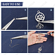 Sunnyclue bricolage lotus yoga balancent des kits de fabrication de boucles d'oreilles(DIY-SC0019-71)-4