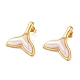 Fishtail Shape 304 Stainless Steel Stud Earrings(EJEW-U003-29G)-1