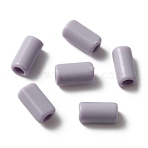 Plastic Hair Rope Tube Buckle, Hair Setting, For DIY Girl's Hair Accessories Ponytail Decoration, Thistle, 9.5x4.5~5x4.5mm(KY-TAC0011-02C)