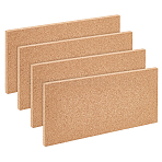 Cork Insulation Sheets, for Coaster, Wall Decoration, Party and DIY Crafts Supplies, Rectangle, Tan, 305x150x12mm(AJEW-WH0817-060B)
