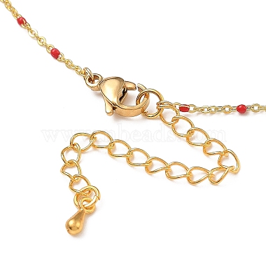 Brass Enamel Cable Chain Necklaces(X-NJEW-JN02920-06)-3