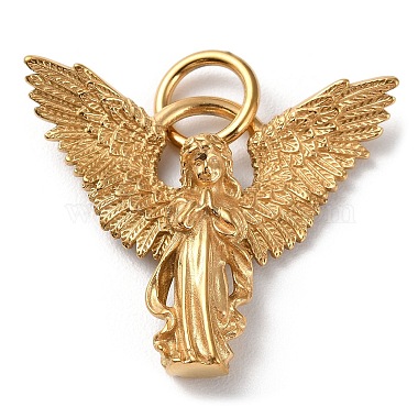Golden Angel & Fairy 304 Stainless Steel Pendants
