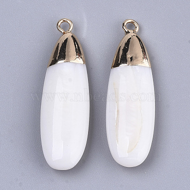 Natural Freshwater Shell Pendants(X-SSHEL-R045-15)-2