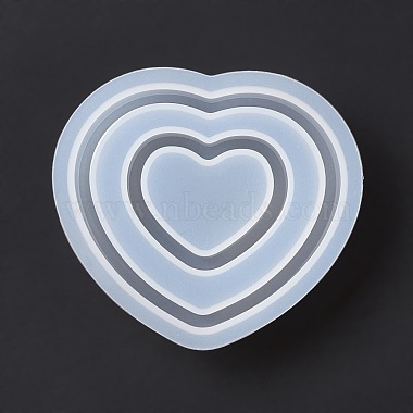 Moldes de silicona aptos para uso alimentario en forma de corazón doble diy(SIMO-D001-13)-3