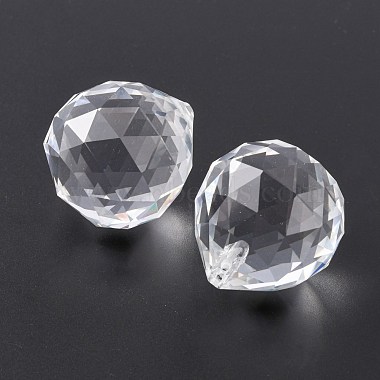 Faceted Round Glass Pendants(GLAA-O008-F04)-2