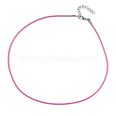 Waxed Cotton Cord Necklace Making(MAK-S034-010)-2