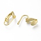 Brass Clip-on Earring Findings(KK-Z007-30G)-2