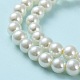 cuisson peint perles de verre nacrées brins de perles rondes(X-HY-Q330-8mm-02)-4