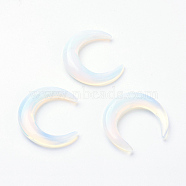 Opalite Beads, No Hole, Moon, 30x27~28x5~6mm(X-G-J366-05)
